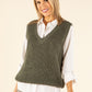 Soft Knit V-Neck Vest