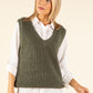 Soft Knit V-Neck Vest
