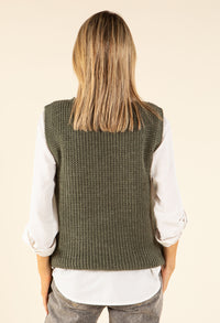 Soft Knit V-Neck Vest