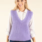 Soft Knit V-Neck Vest