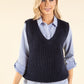 Soft Knit V-Neck Vest