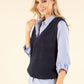 Soft Knit V-Neck Vest
