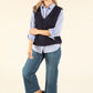 Soft Knit V-Neck Vest