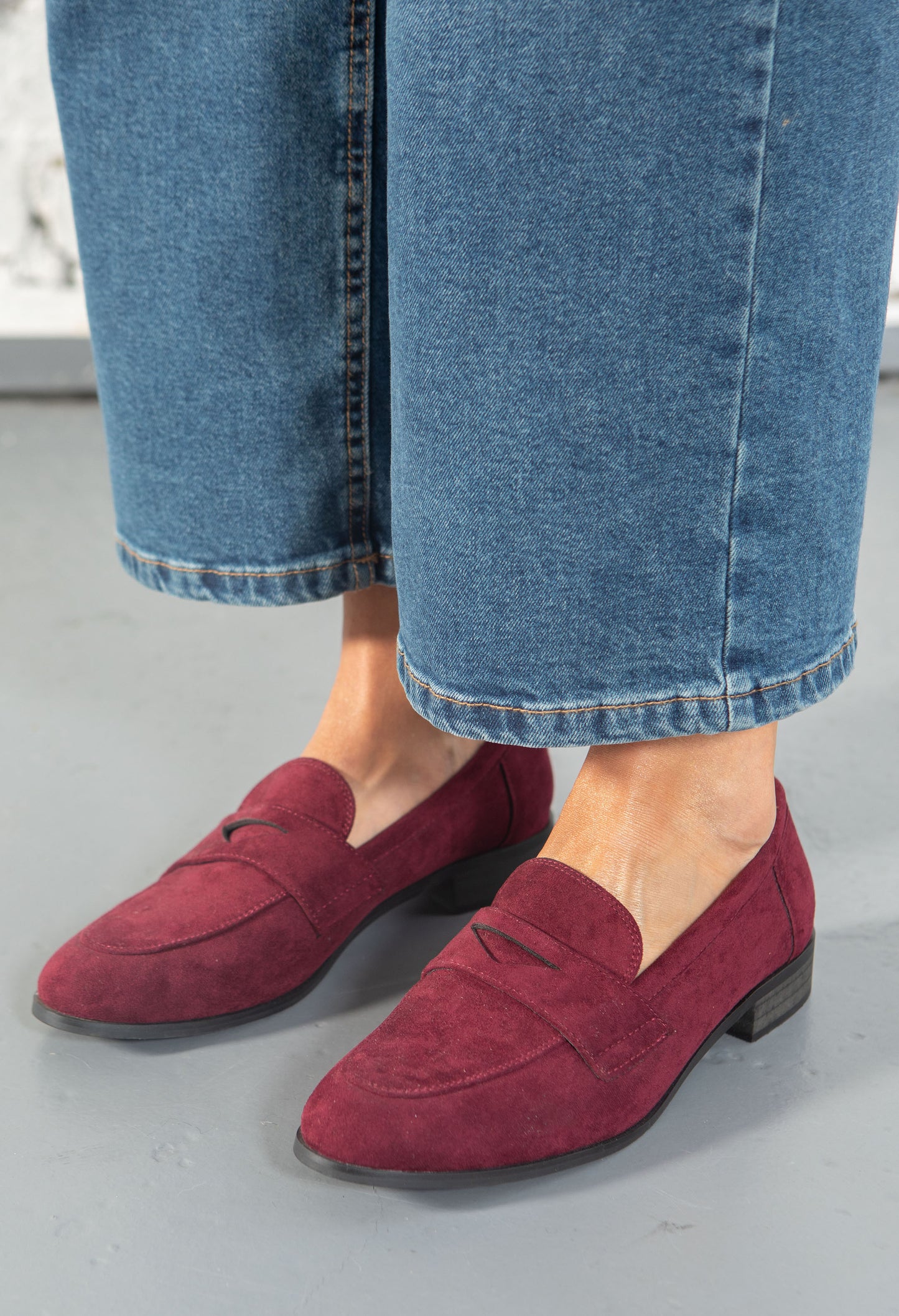 Faux Suede Loafer