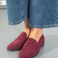 Faux Suede Loafer