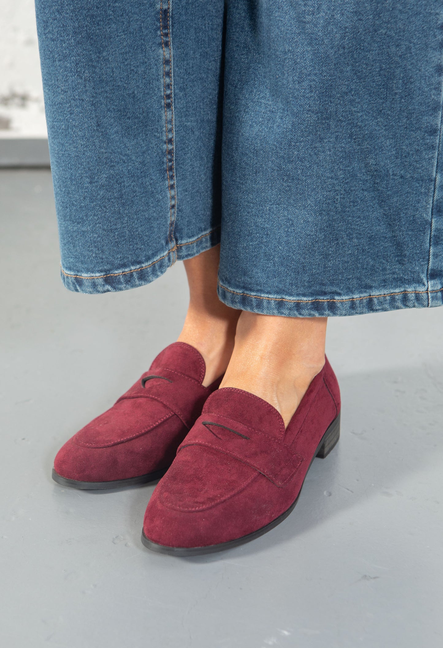 Faux Suede Loafer