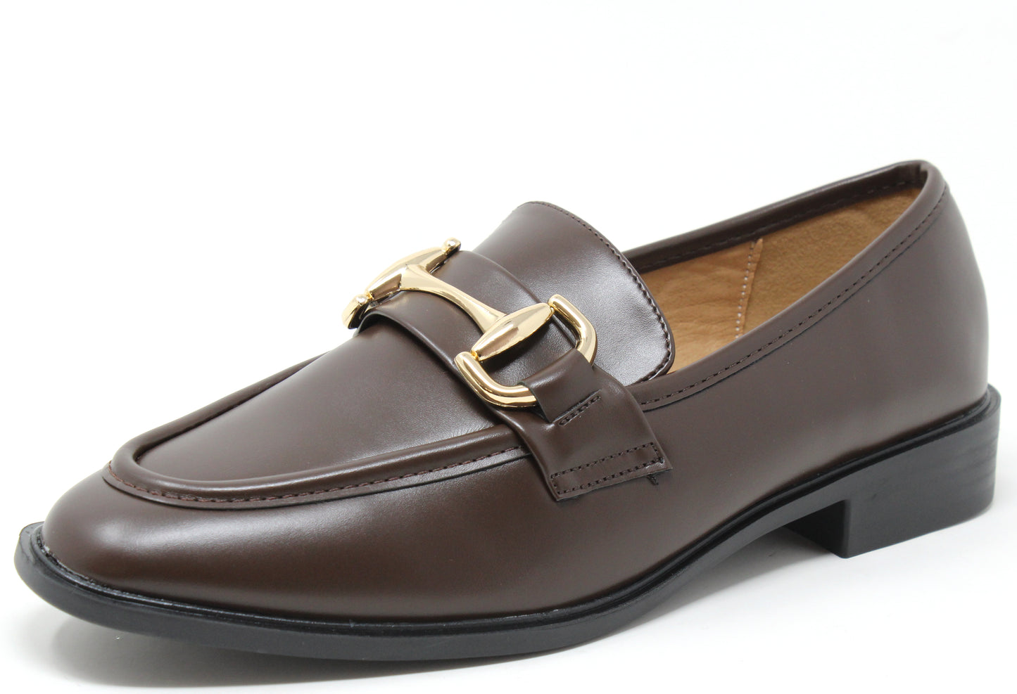 Gold Buckle Loafer