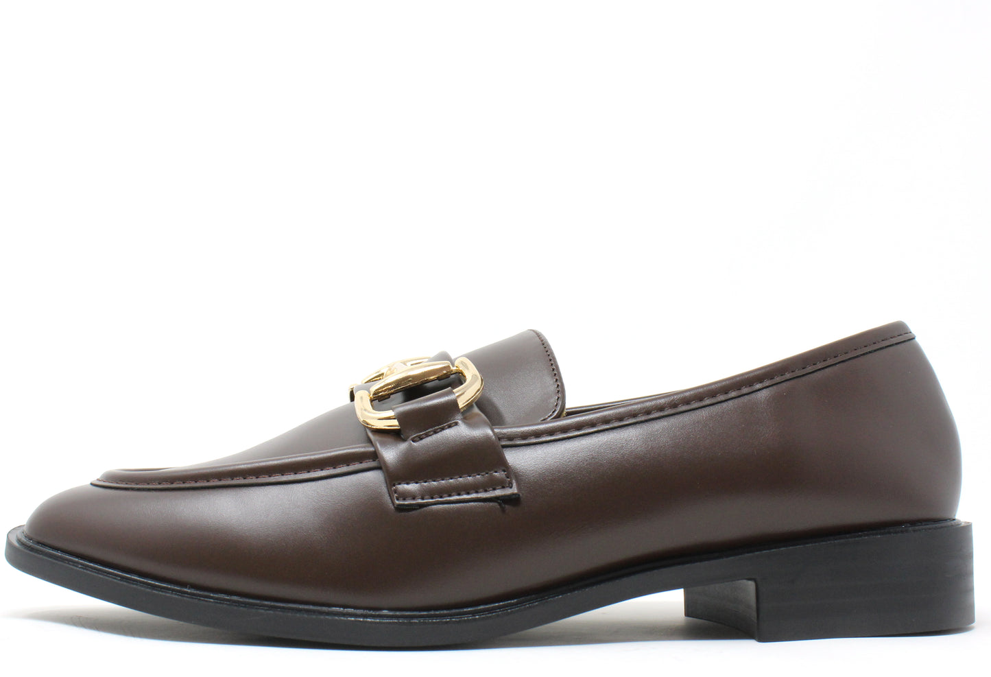 Gold Buckle Loafer