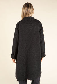 Sophie Boucle Zip-up Coatigan