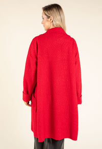 Sophie Boucle Zip-up Coatigan