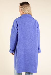 Sophie Boucle Zip-up Coatigan