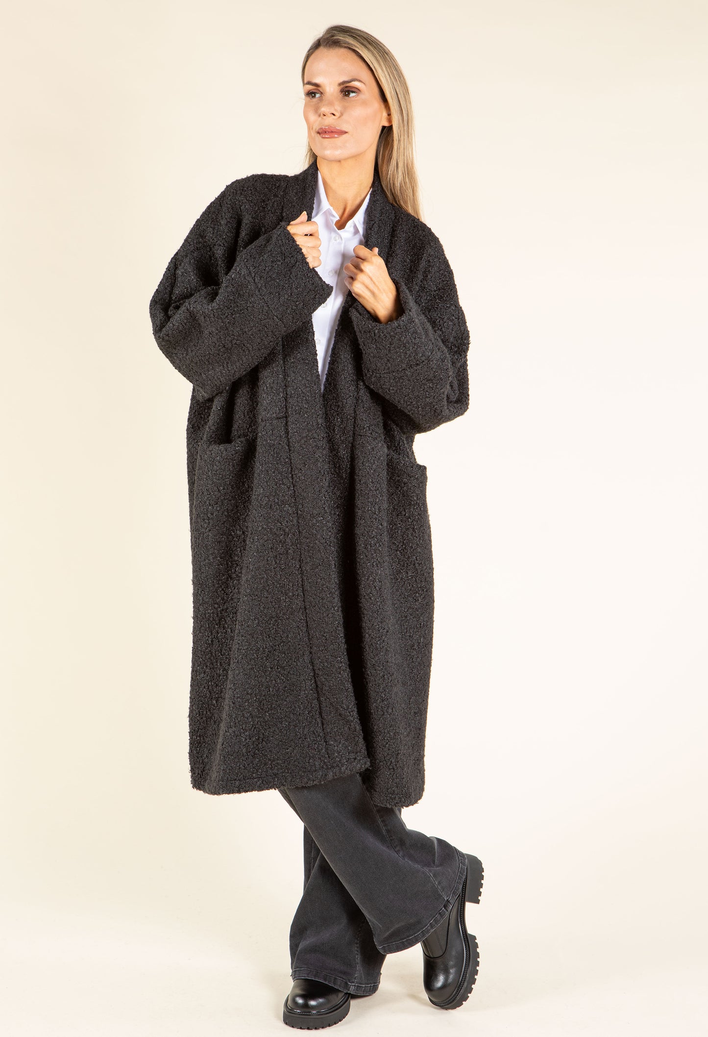 Charlotte Soft Boucle Coatigan