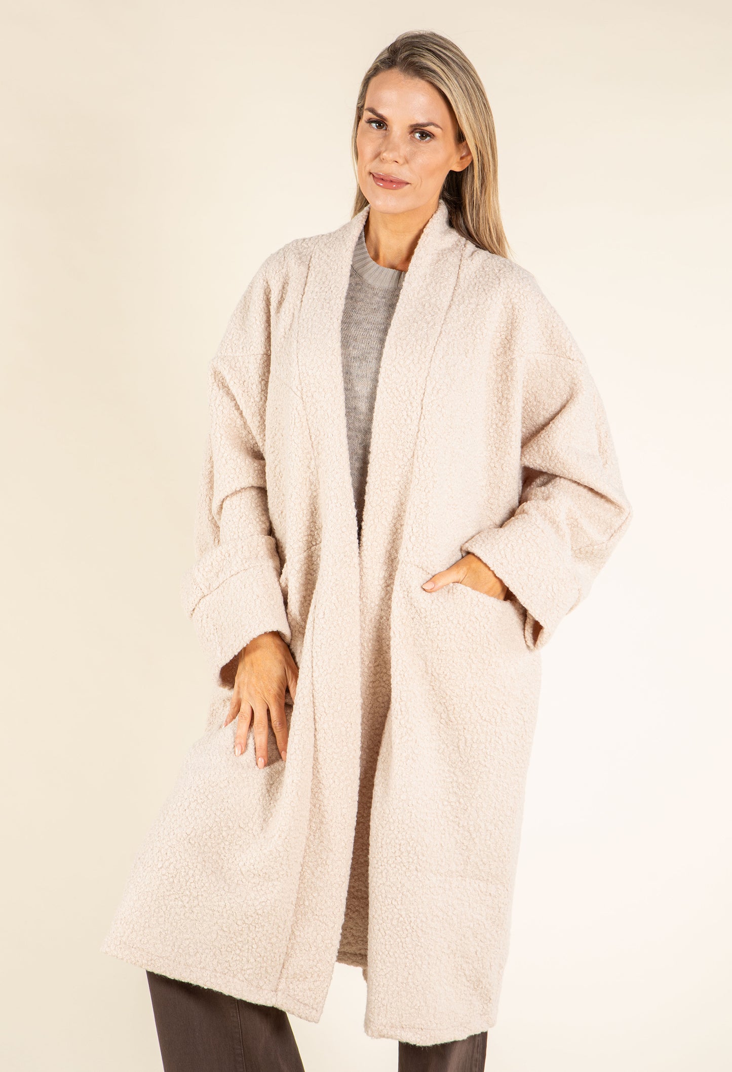 Charlotte Soft Boucle Coatigan