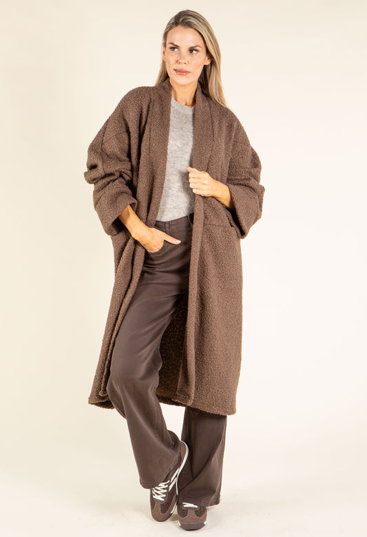 Charlotte Soft Boucle Coatigan