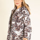 Animal Print Quilted Jacket