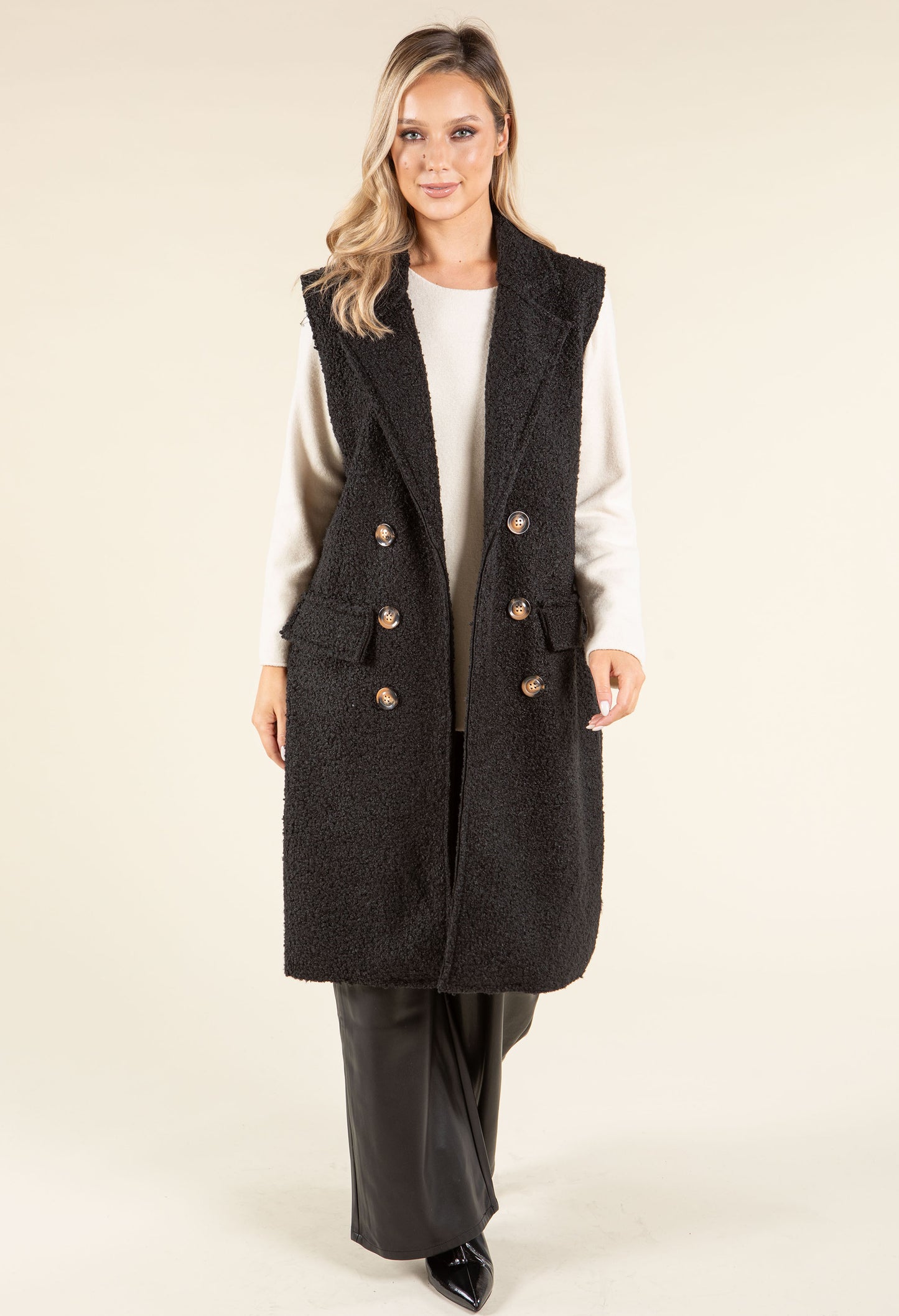 Soft Boucle Longline Gilet