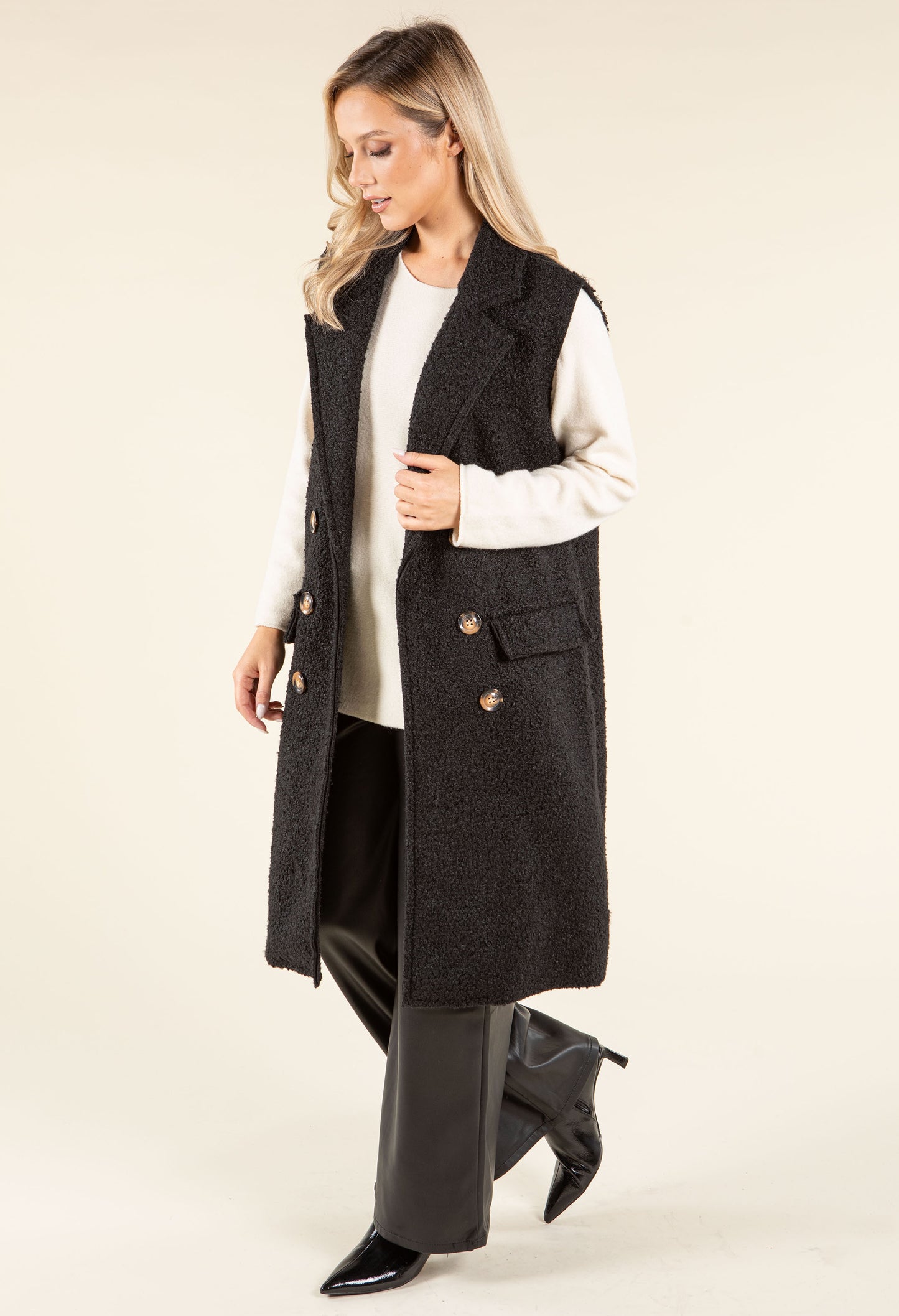 Soft Boucle Longline Gilet