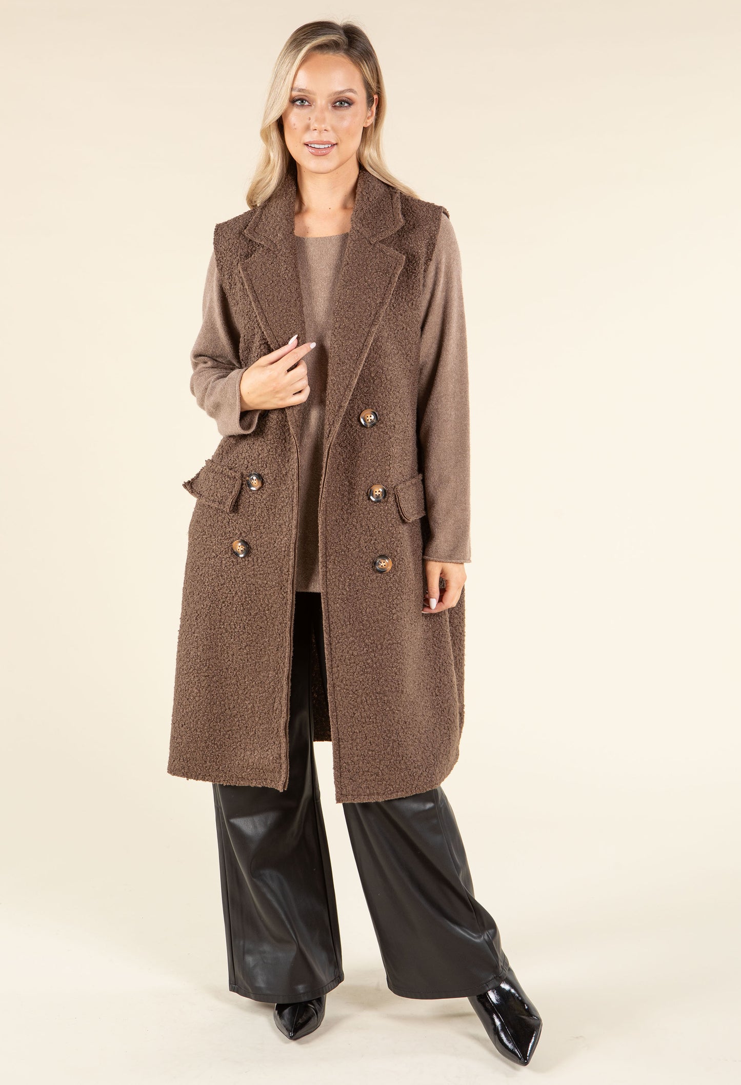 Soft Boucle Longline Gilet