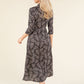Abstract Print Shirt Dress