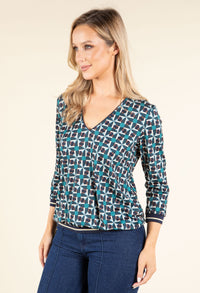 Geometrict Design Blouse