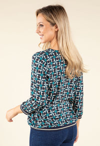 Geometrict Design Blouse