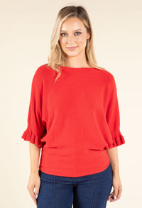 Batwing Sleeve Soft Touch Knit