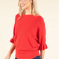Batwing Sleeve Soft Touch Knit