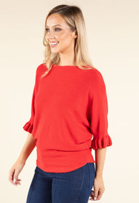 Batwing Sleeve Soft Touch Knit
