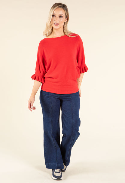 Batwing Sleeve Soft Touch Knit