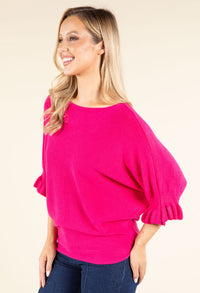 Batwing Sleeve Soft Touch Knit