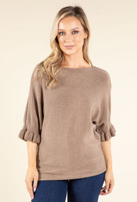 Batwing Sleeve Soft Touch Knit