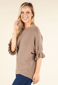Batwing Sleeve Soft Touch Knit