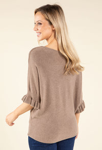 Batwing Sleeve Soft Touch Knit