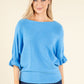Batwing Sleeve Soft Touch Knit