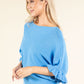 Batwing Sleeve Soft Touch Knit