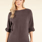 Batwing Sleeve Soft Touch Knit