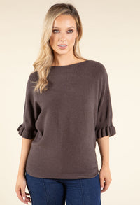 Batwing Sleeve Soft Touch Knit