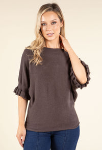 Batwing Sleeve Soft Touch Knit
