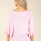 Batwing Sleeve Soft Touch Knit