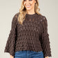 Scalloped Hem Pullover