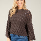Scalloped Hem Pullover