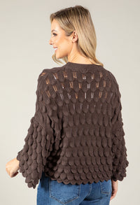 Scalloped Hem Pullover