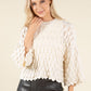 Scalloped Hem Pullover