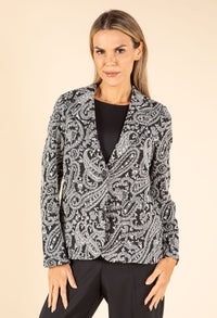 Jenny Paisley Jacquard Blazer