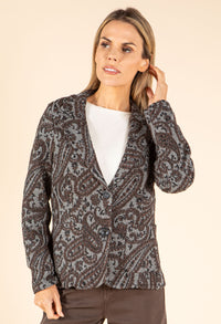 Jenny Paisley Jacquard Blazer