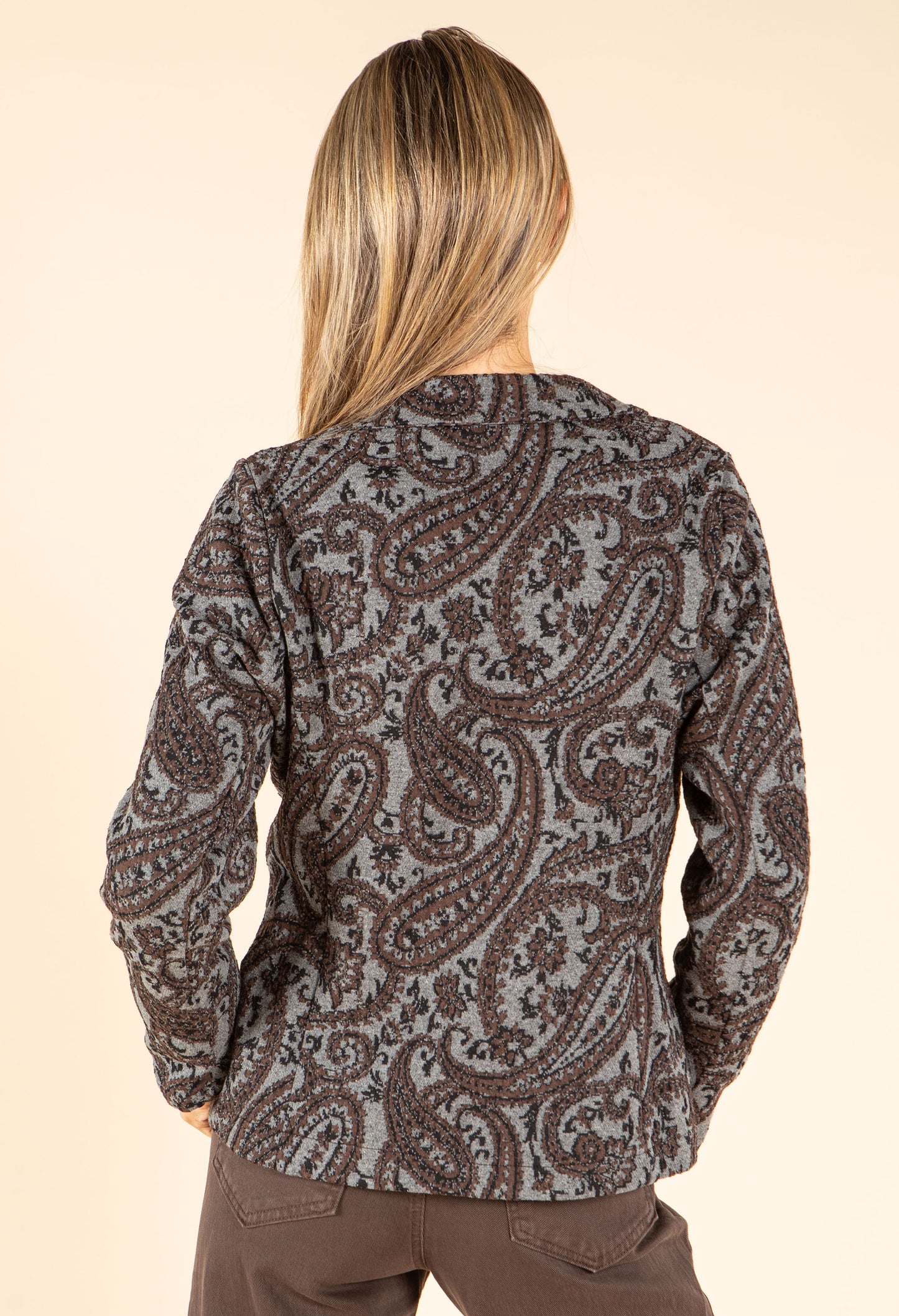 Jenny Paisley Jacquard Blazer