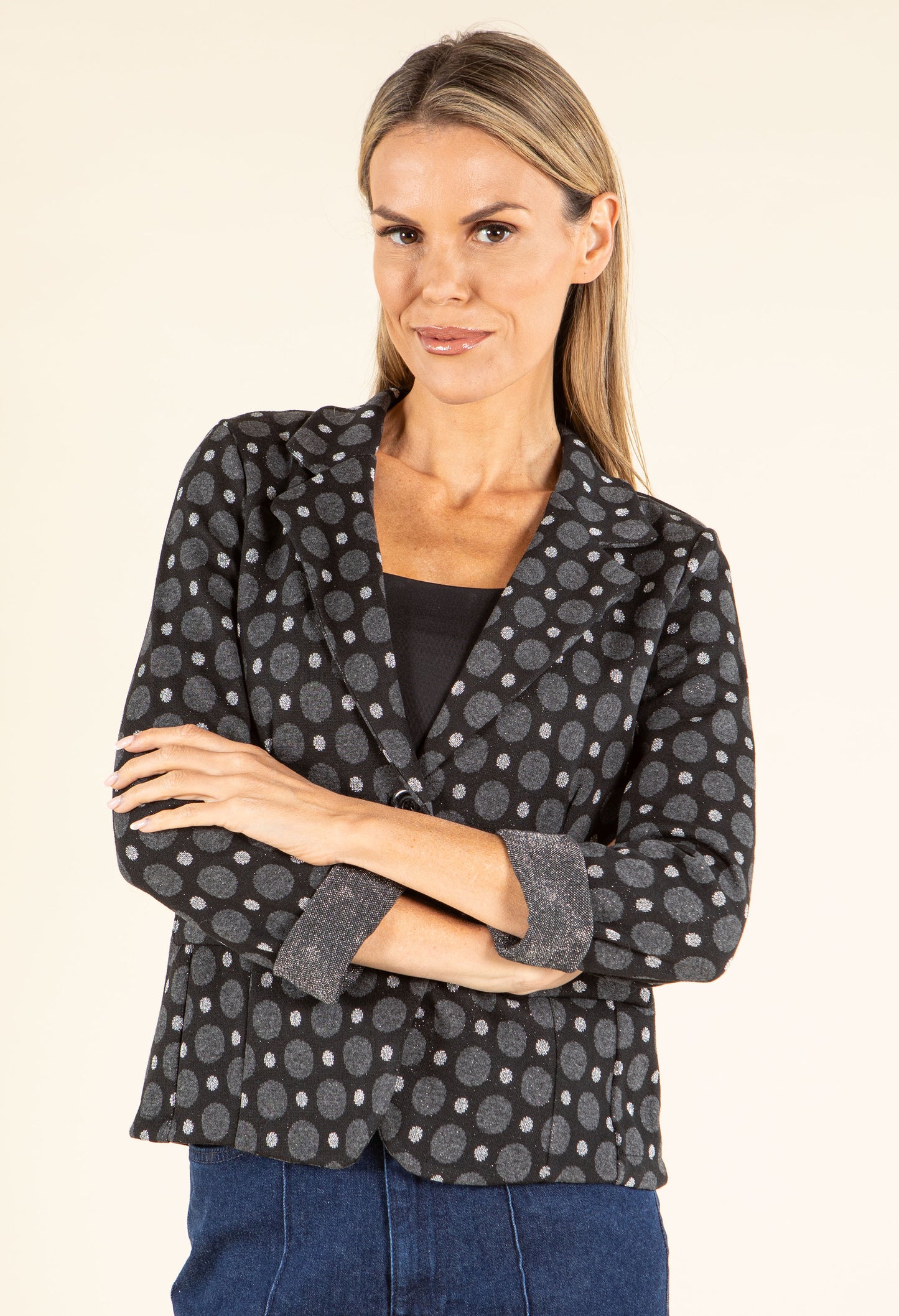 Julie Jacquard Blazer