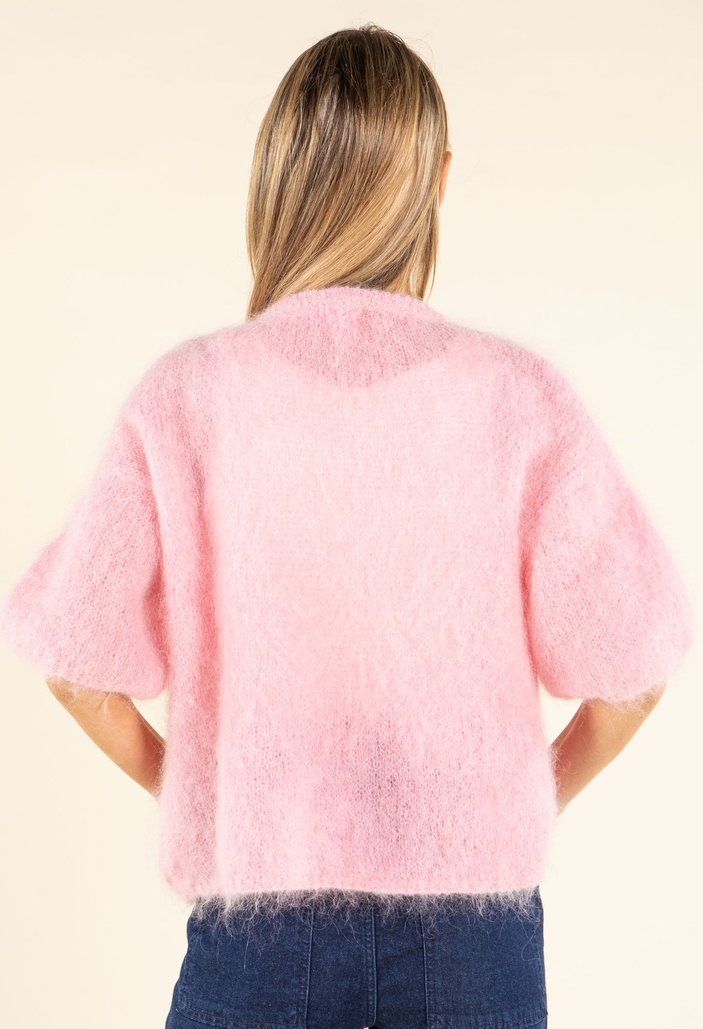 Starfish Fluffy Short Sleeve Knit