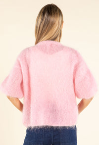 Starfish Fluffy Short Sleeve Knit