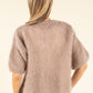 Starfish Fluffy Short Sleeve Knit